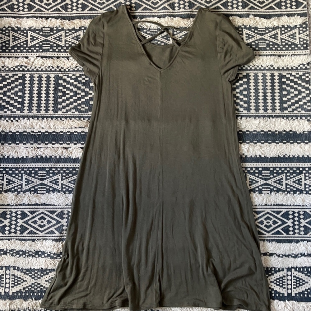 American eagle tee shirt dress